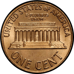 реверс 1¢ (penny) 1970 ""