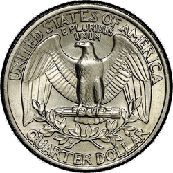реверс 25¢ (quarter) 1979 "संयुक्त राज्य अमरीका - क्वार्टर / 1979 - एस टी 1 सबूत"