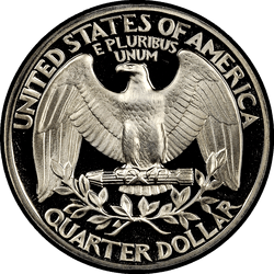 реверс 25¢ (quarter) 1977 ""