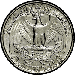 реверс 25¢ (quarter) 1992 "ABD - Çeyrek / 1992 - Gümüş"
