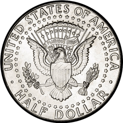 реверс 50¢ (half) 2002 "USA - 50 Cents (Half Dollar) / 2002 - Silver Pr"