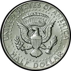 реверс 50¢ (half) 1981 "미국 - 50 센트 (하프 달러) / 1981 - S T1 증명"