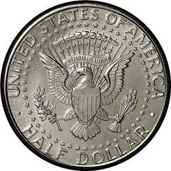 реверс 50¢ (half) 1998 "ABD - 50 Cents (Half Dollar) / 1998 - Gümüş Pr"