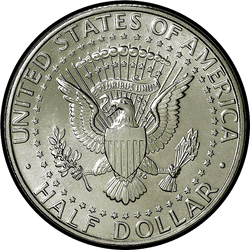 реверс 50¢ (half) 1993 "الولايات المتحدة الأمريكية - 50 سنتا (نصف الدولار) / 1993 - S إثبات"
