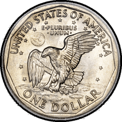 реверс 1$ (buck) 1980 "USA - 1 Dollar / 1980 - {"_":"Proof"}"