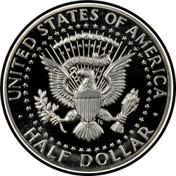 реверс 50¢ (half) 1964 "미국 - 50 센트 (하프 달러) / 1964 - 증거"
