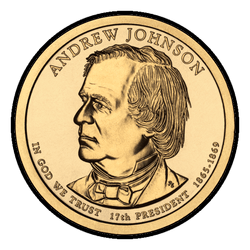 аверс 1$ (бак) 2011 "Andrew Johnson"