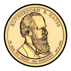 аверс 1$ (buck) 2011 "Rutherford B. Hayes"