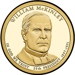 аверс 1$ (бак) 2013 "William McKinley"