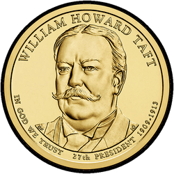 аверс 1$ (buck) 2013 "William Howard Taft"