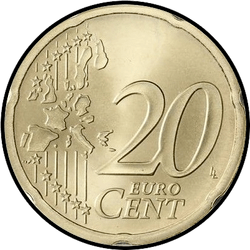 реверс 20 cents (€) 2000 ""
