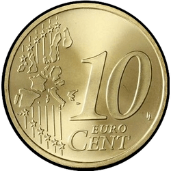 реверс 10 cents (€) 2019 ""