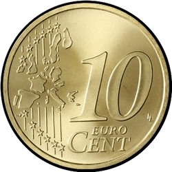 реверс 10 cents (€) 2007 ""
