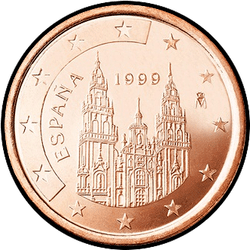 аверс 1 cent (€) 1999 ""