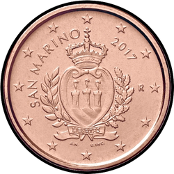 аверс 1 цент (€) 2018 ""