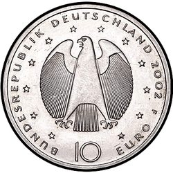 аверс 10€ 2002 "Introducción de la moneda del euro"