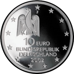 аверс 10€ 2002 "Експозиція типу Documenta Kassel"