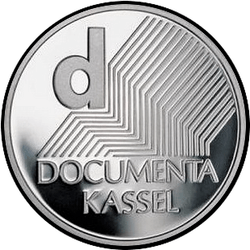 реверс 10 евро 2002 "Художественная выставка "Documenta Kassel""