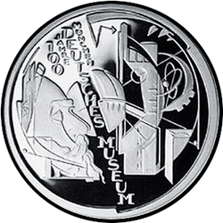 реверс 10 евро 2003 "100-летие Немецкого музея Мюнхен"