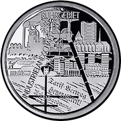 реверс 10 евро 2003 "Рурский промышленный район"