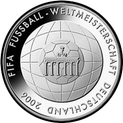 реверс 10€ 2006 "Coppa del Mondo FIFA, 2006"