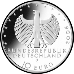 аверс 10€ 2006 "650. Jahrestag der Hanse"