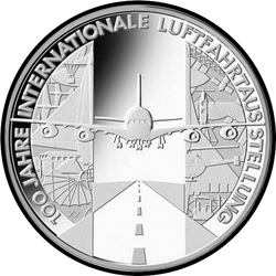 реверс 10€ 2009 "100. Jahrestag der Internationalen Luft- und Raumfahrtausstellung"
