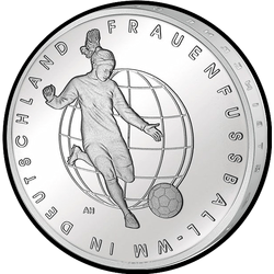 реверс 10€ 2011 "Жіночий чемпіонат з футболу 2011 року"