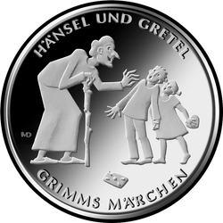 реверс 10€ 2014 "Hansel et Gretel"