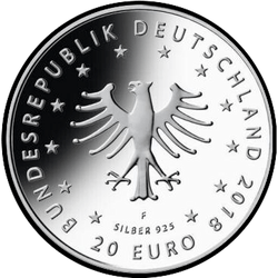 аверс 20 евро 2018 "Король-лягушонок"