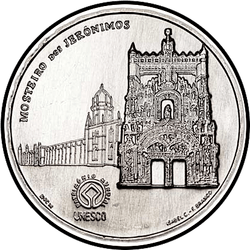 аверс 2½€ 2009 "Monastère des Hiéronymites"
