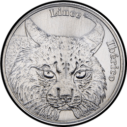 аверс 5€ 2016 "Iberian lynx"
