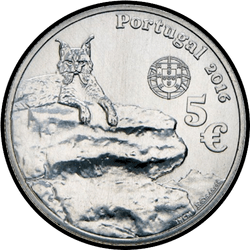 реверс 5€ 2016 "Lynx iberique"