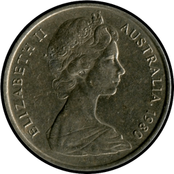 реверс 5 cents 1971 ""