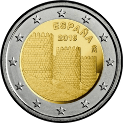 аверс 2€ 2019 "Patrimonio mondiale dell