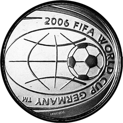 реверс 5€ 2006 "FIFA Dünya Kupası, 2006"