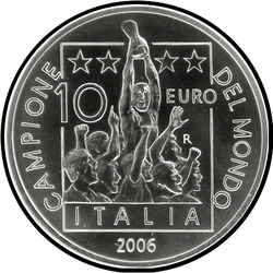 аверс 10€ 2006 "2006年FIFAワールドカップ"