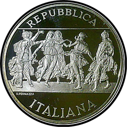 реверс 10€ 2006 "500 ° Anniversario - Morte di Andrea Mantegna"
