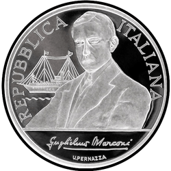 реверс 10€ 2009 "100e anniversaire - Prix Nobel à Guglielmo Marconi"