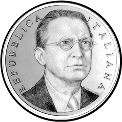 реверс 10 евро 2011 "130 лет со дня рождения Альсид де Гаспери"