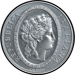 реверс 5€ 2012 "150-jähriges Jubiläum - italienische Währungsunion"
