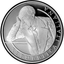 реверс 10€ 2013 "著名なヨーロッパ人 -  Luigi Pirandello"