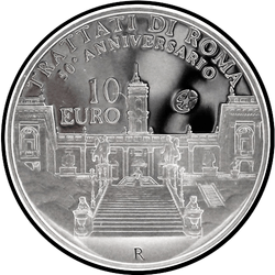 аверс 10€ 2007 "الذكرى السنوية الخمسين - معاهدة روما"