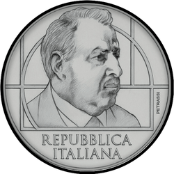реверс 5€ 2016 "150ème anniversaire de la naissance de Benedetto Croce"
