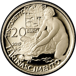 аверс 20€. 2019 "Rinascimento"