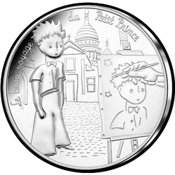 аверс 10€ 2016 "The Little Prince and the Artist"