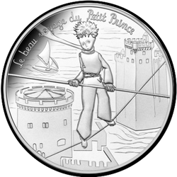аверс 10€ 2016 "Little Prince - tightrope walker"