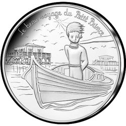 аверс 10 евро 2016 "Маленький Принц в Аркашонском заливе"