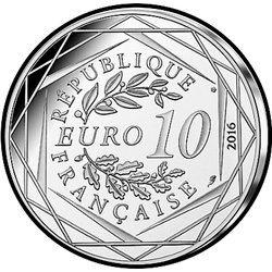 реверс 10 евро 2016 "Маленький Принц и Кинематограф"