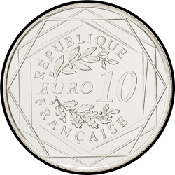 реверс 10€ 2012 "Геркулес"